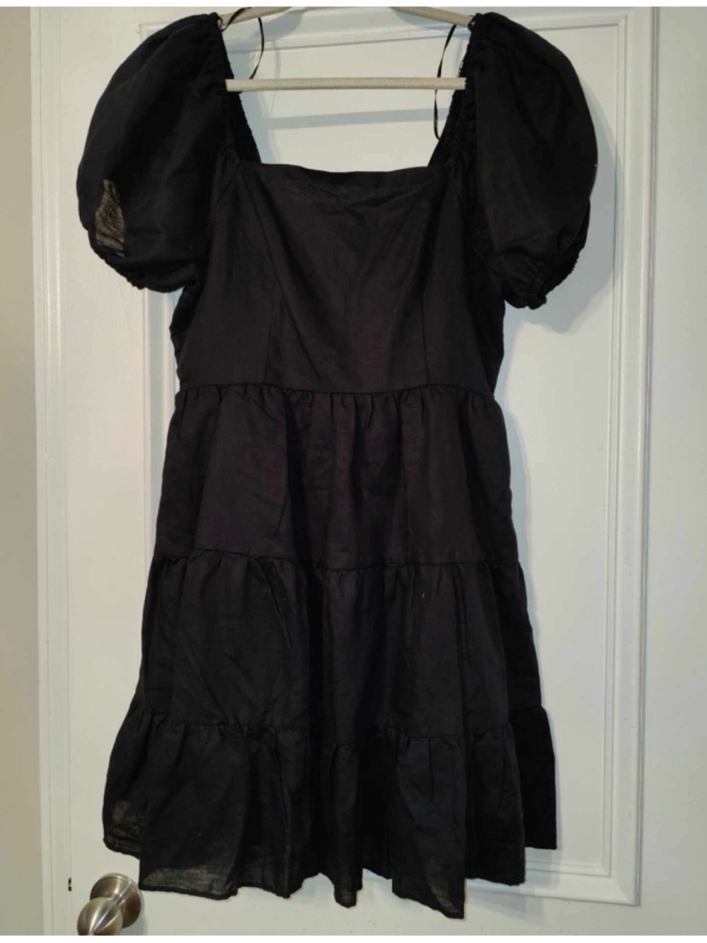 Chelsea and Violet open tie back dress